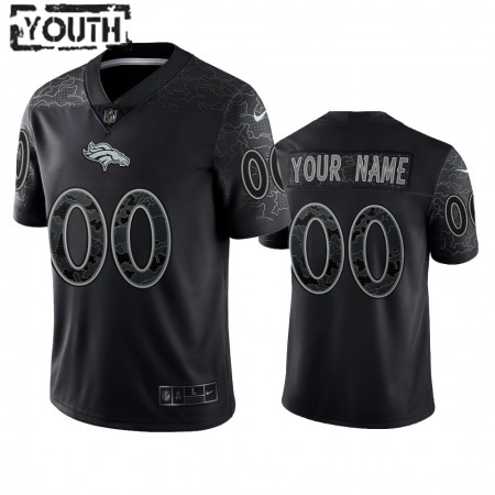 Tröjor Denver Broncos Custom Svart Reflective Limited - Barn Tröjor Denver Broncos Custom Svart Reflective Limited - Barn